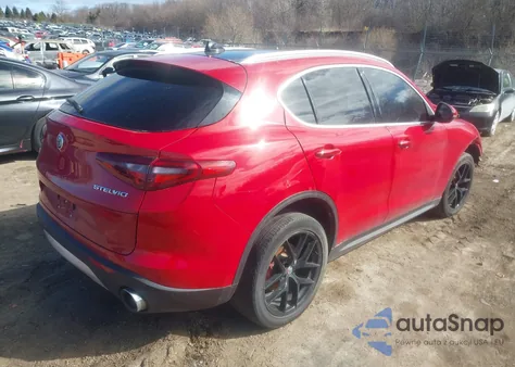 2018 Alfa Romeo Stelvio Ti Awd z USA, uszkodzony, nr VIN ZASFAKBN3J7B87763